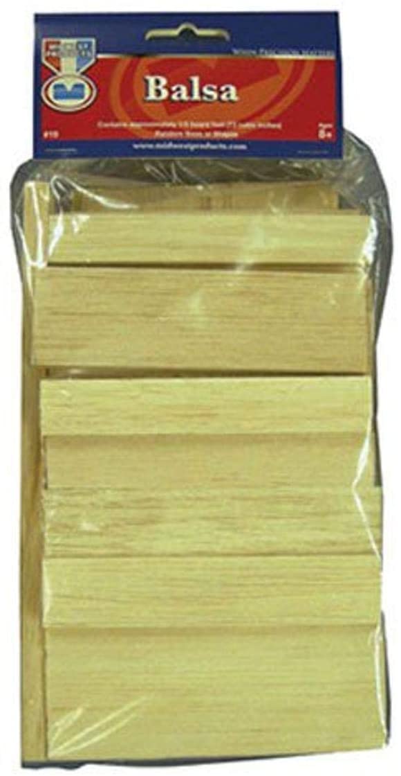 Midwest Products, #19, Balsa Economy Bag