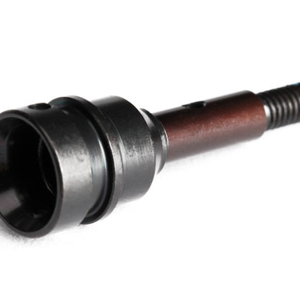 TRA6754, Stub axle, front, 5mm  (steel-splined constant-velocity driveshaft) (1)
