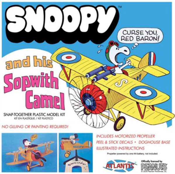 ATM6779, Snoopy & His Sopwith Camel BiPlane (Snap)(formerly Monogram)