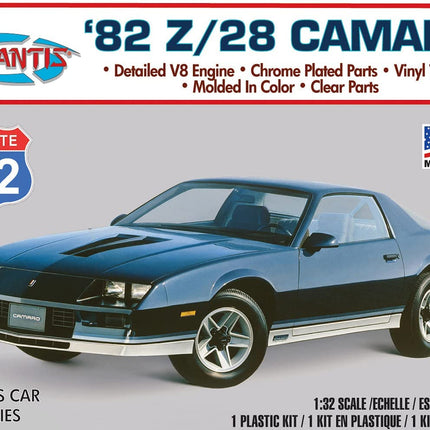 AANM2004, 1982 Camaro Z/28 1/32 Plastic Model Kit Made in The USA