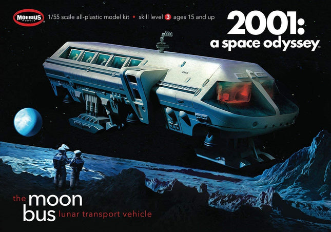 MOE2001-1, Moebius Model 1/50 2001: A Space Odyssey The Moon Bus Model Kit
