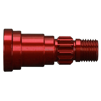 TRA7768R, STUB AXLE CARRIER ALUM RED 8S