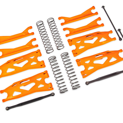 Suspension kit, X-Maxx® WideMaxx®, (includes front & rear suspension arms, front toe links, driveshafts, shock springs)