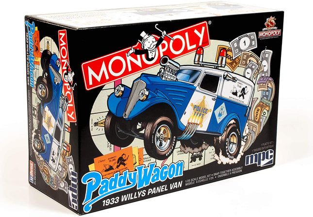 Monopoly Paddy Wagon 1933 Willys Panel Van | MPC | No. 924 | 1:25