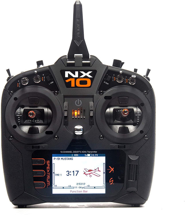 SPMR10100, Spektrum, NX10 10-Channel Transmitter Only - Caloosa Trains And Hobbies