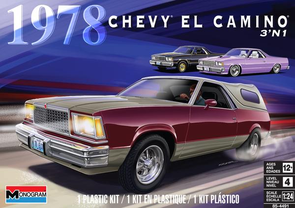 1/24 1978 Chevy El Camino 3'N1
