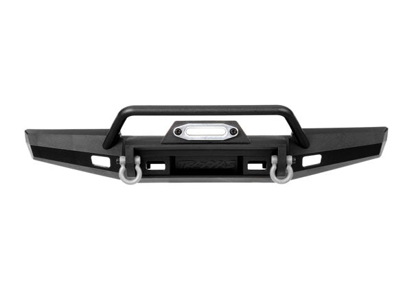 TRA8867, Bumper, front, winch, medium (includes bumper mount, D-Rings, fairlead, hardware) (fits TRX-4® 1979 Bronco and 1979 Blazer with 8855 winch) (217mm wide)