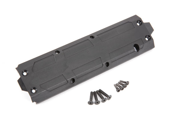  TRA8945R, Traxxas, SKIDPLATE CENTER 