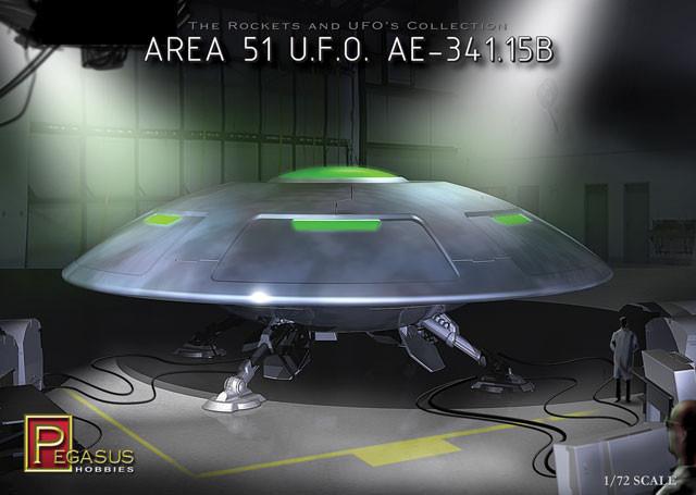 1/72 Area 51 UFO AE341.15B
