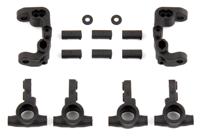91776, RC10B6.1 Caster and Steering Blocks