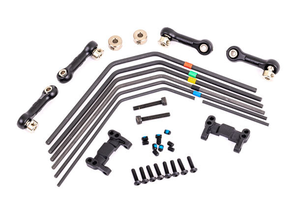  TRA9595, Traxxas, SWAY BAR KIT SLEDGE F/R 