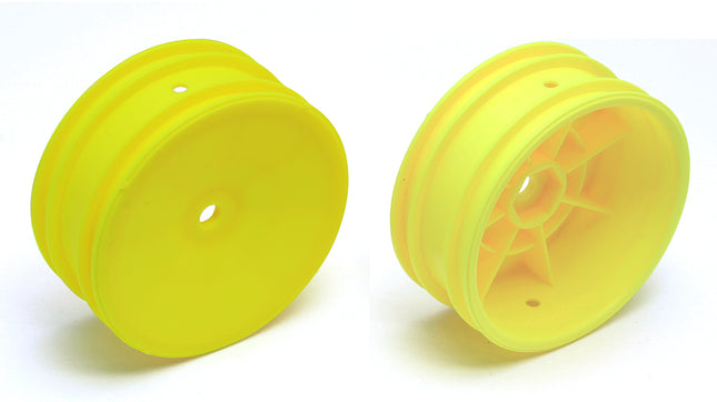 9691, 2WD Front Wheels, 2.2 in, 12 mm Hex, yellow