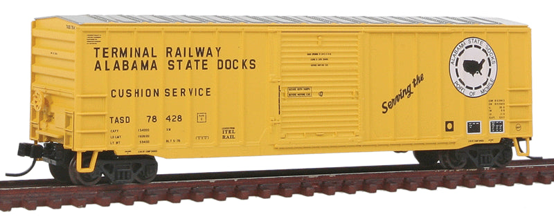 N Scale - Atlas - 20 001 833 - Boxcar, 50 Foot, ACF - Terminal Railway Alabama State Docks - 78428