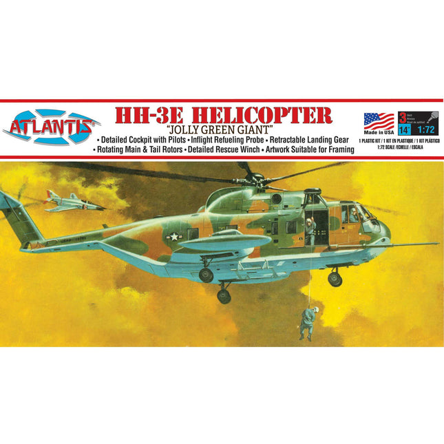 AANA505, HH-3E Jolly Green Giant Helicopter Model kit 1/72