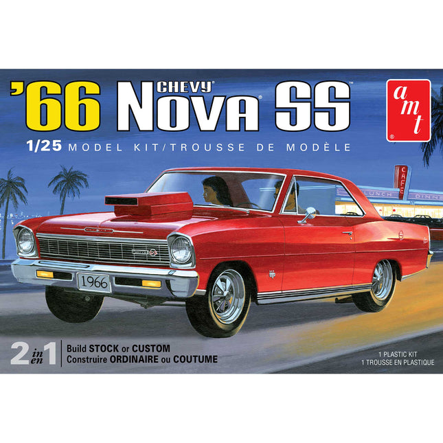 AMT1198M, 1/25 1966 Chevy Nova SS