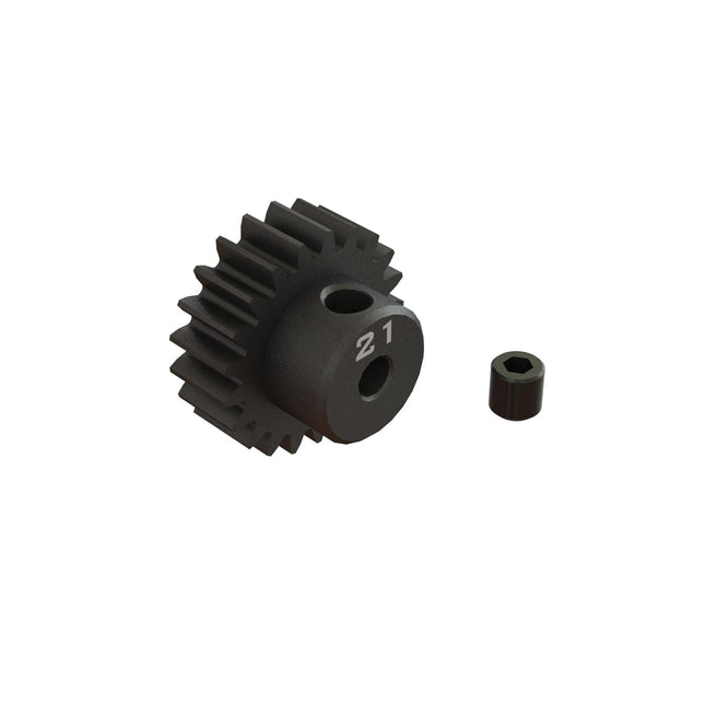 ARA311083, 21T 0.8Mod 1/8" Bore CNC Steel Pinion Gear