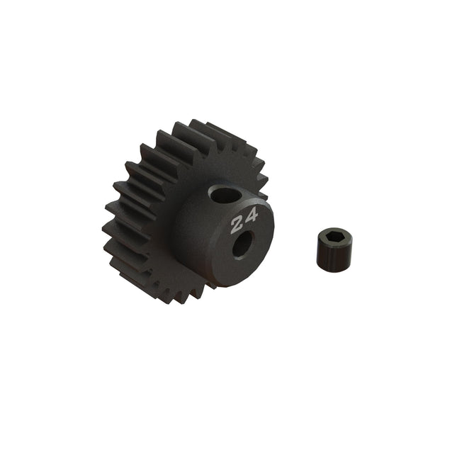 ARA311086, 24T 0.8Mod 1/8" Bore CNC Steel Pinion Gear