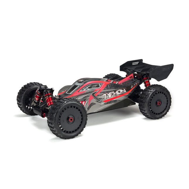 ARA406120, Body Painted w/Decals Typhon 6S Black/Red