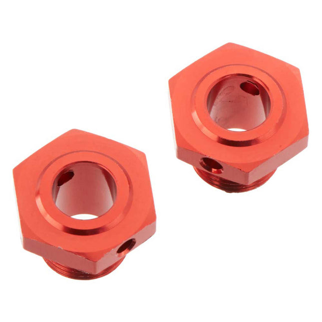 ARAC9413, AR310447 Wheel Hex Aluminum 17mm/13.6mm  Red (2)