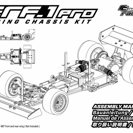 CIS81268, CRF-1 Pro Racing F1 2WD Chassis Kit