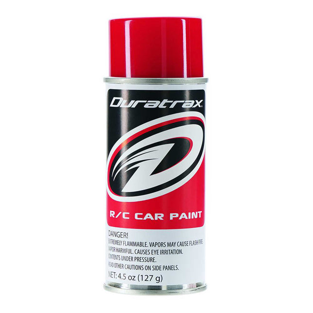 DTXR4254, DuraTrax Polycarb Spray (Racing Red) (4.5oz)