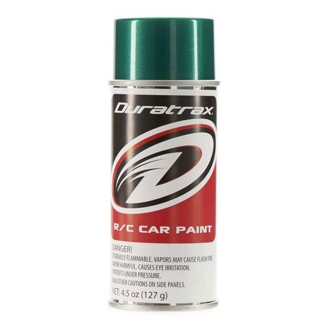 DTXR4266, DuraTrax Polycarb Spray (Metallic Green) (4.5oz)