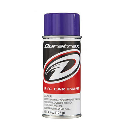 DTXR4273, DuraTrax Polycarb Candy Purple Lexan Spray Paint (4.5oz)