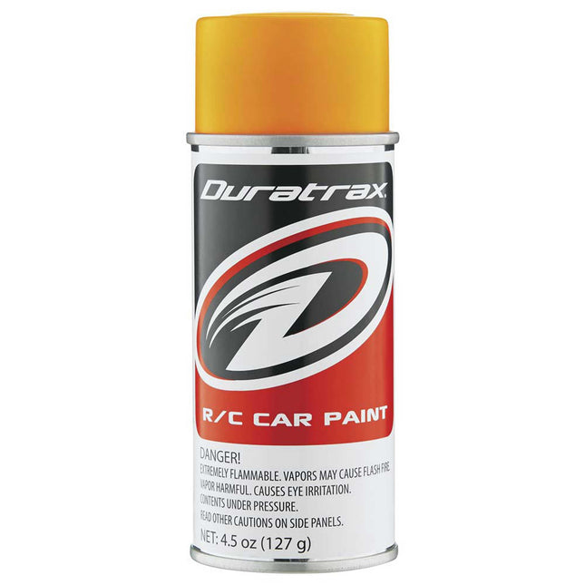 DTXR4283, DuraTrax Polycarb Spray, Fluorescent Bright Orange, 4.5oz