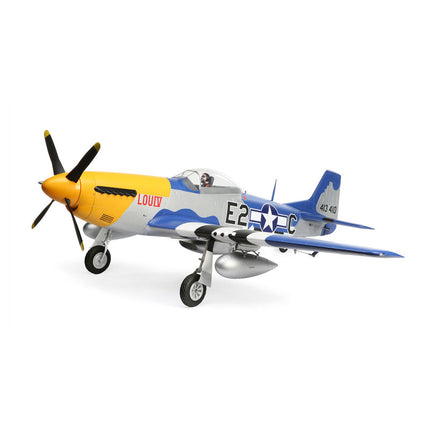 P-51D Mustang 1.5m Smart BNF Basic with AS3X and SAFE Select, EFL01250