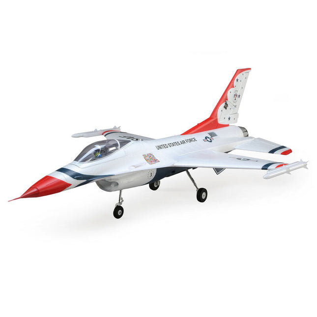 E-flite, F-16 70mm EDF BNF Basic w/AS3X and SS