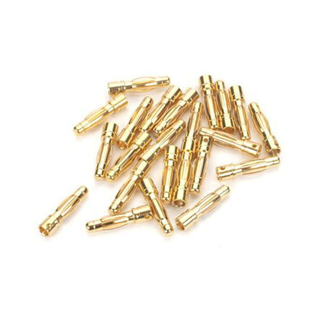 EFLAEC513, Gold Bullet Connector, Male, 4mm (30)