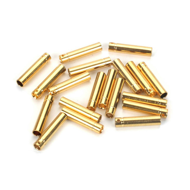 EFLAEC514, Gold Bullet Connector, Female, 4mm (30)