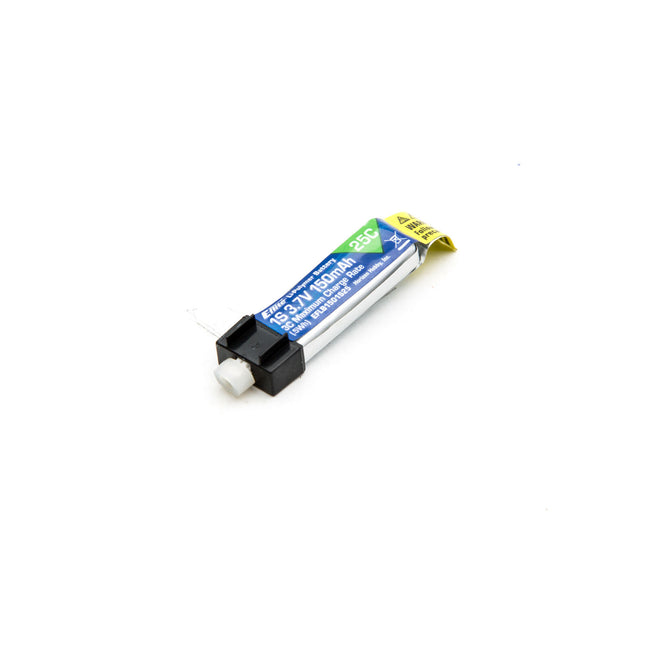 EFLB1501S25, 150mAh 1S 3.7V 25C LiPo Battery: PH 1.5 (Ultra Micro)