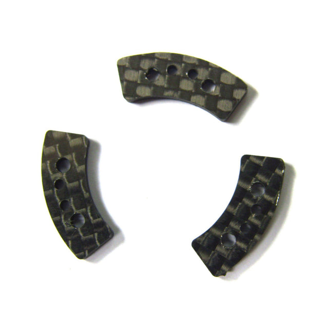 HRATRX15GSL, Carbon Fiber Long Slipper Clutch Pads (3): Traxxas