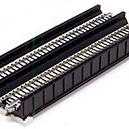 Kato N 20-458 Unitrack Double Track Plate Girder Bridge with Track Black (7 5/16) 186mm - Caloosa Trains And Hobbies