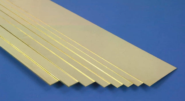 KNS8248, .064"x1"x12" Brass Strips (1)