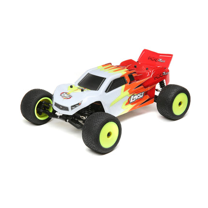 LOS01015, Losi Mini-T 2.0 1/18 RTR 2wd Stadium Truck w/2.4GHz Radio, Battery & Charger