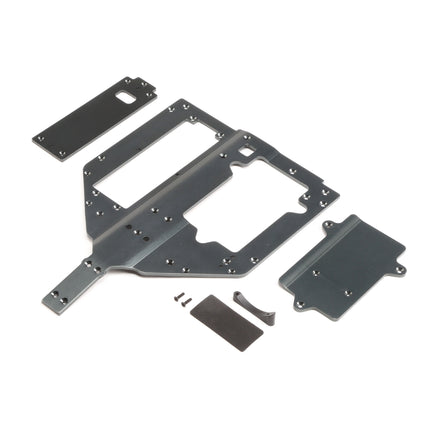 LOS251083, Chassis, Motor & Battery Cover Plates:SuperRockRey