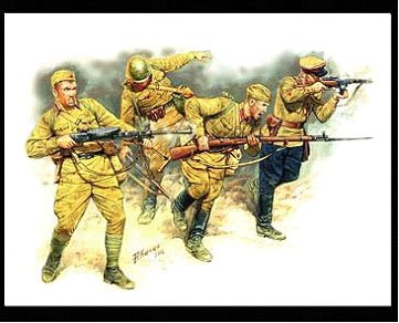 MTB-3523, 1/35 Soviet Infantry in Action Eastern Front 1941-42