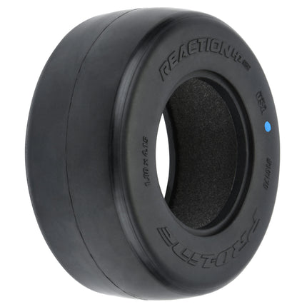 PRO1017003, Pro-Line Reaction HP Belted Drag Slick 2.2/3.0 SCT Rear Tires (2) (Ultra Blue)