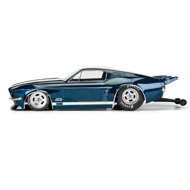 PRO357300, 1967 Ford Mustang Clear Body for SC Drag Car