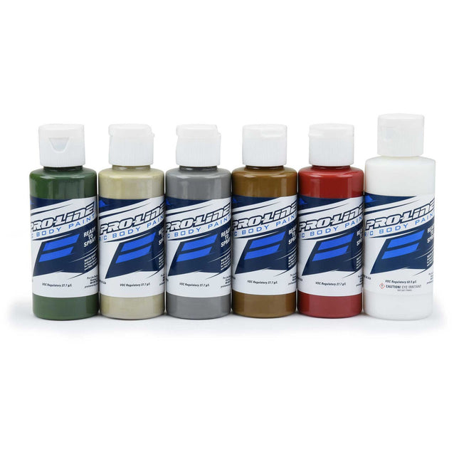 PRO632304 - RC Body Paint Military Set (6 Pack)