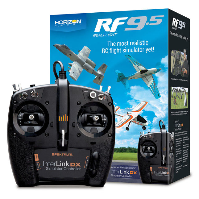 RealFlight 9.5 Flight Simulator with Interlink Controller, RFL1200