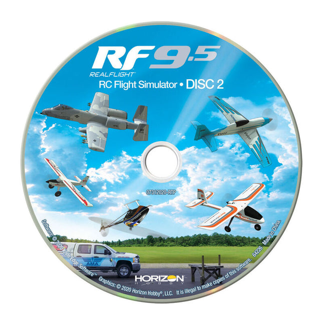 RealFlight 9.5 Flight Simulator with Interlink Controller, RFL1200
