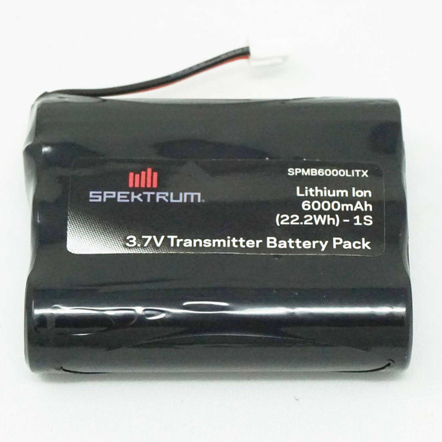 SPMB6000LITX, 3.7V 6000mAh 1S Tx Battery iX12 NX6 NX8 XH-1S Plug
