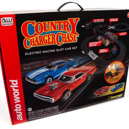 RDZSRS335, 14' County Charger Chase Slot Race Set