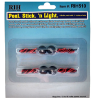 RIH510, PEEL STICK N LIGHT 4/PC