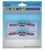 RIH5101, PEEL STICK N LIGHT 4P LED