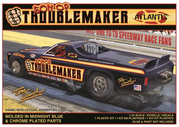 AANM2204, Son of Troublemaker Chevy El Camino Funny Car 1:25