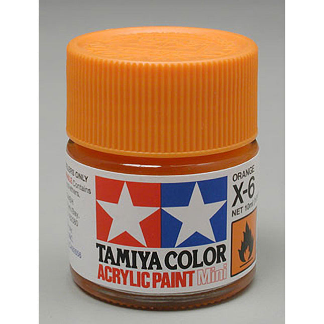 TAM81506, Acrylic Mini X-6, Orange (10ml)